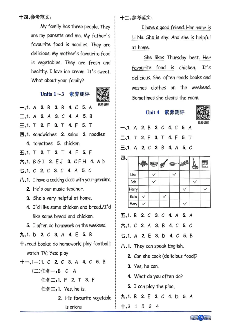 五年级上册2025秋季新版阳光同学提优训练答案_小学教辅2026新版+暑假衔接_25秋《阳光同学课时提优训练》英语人教版3-6年级_五年级