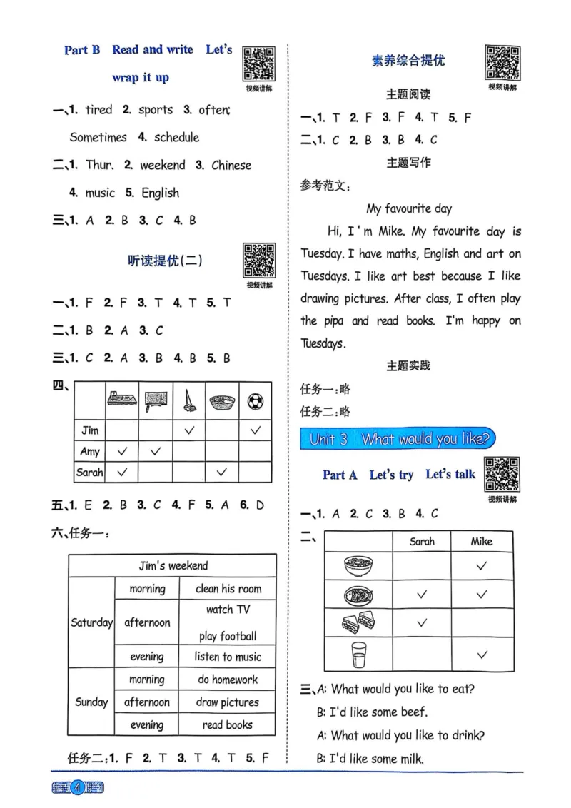 五年级上册2025秋季新版阳光同学提优训练答案_小学教辅2026新版+暑假衔接_25秋《阳光同学课时提优训练》英语人教版3-6年级_五年级