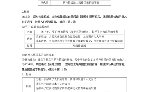 板块四　第十五单元　第47讲　文艺复兴与宗教改革_07高考历史_2025年新高考资料_一轮复习_2025高考大一轮复习讲义+课件精准备考2025年新高三历史一轮复习备课课件（完结）_93