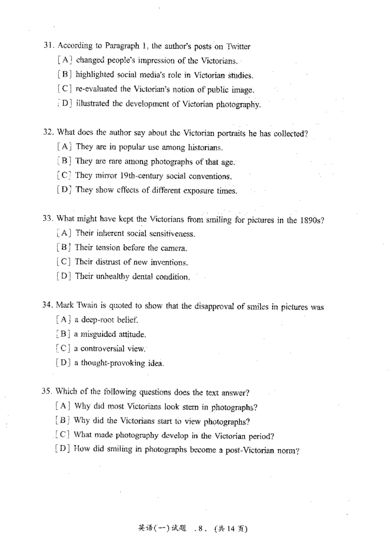 2021年考研英语一真题_27考研真题_考研英语一、二真题+解析（1994-2026）_0.考研英语一真题与解析（1980-2026）_2.2010-2024年英语一真题及解析_2010-2023真题