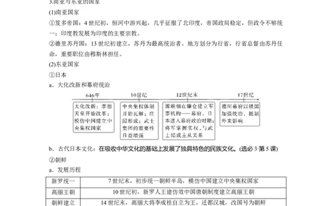 板块四　第十四单元　第43讲　中古时期的亚洲、非洲和美洲_07高考历史_2025年新高考资料_一轮复习_2025高考大一轮复习讲义+课件精准备考2025年新高三历史一轮复习备课课件（完结）