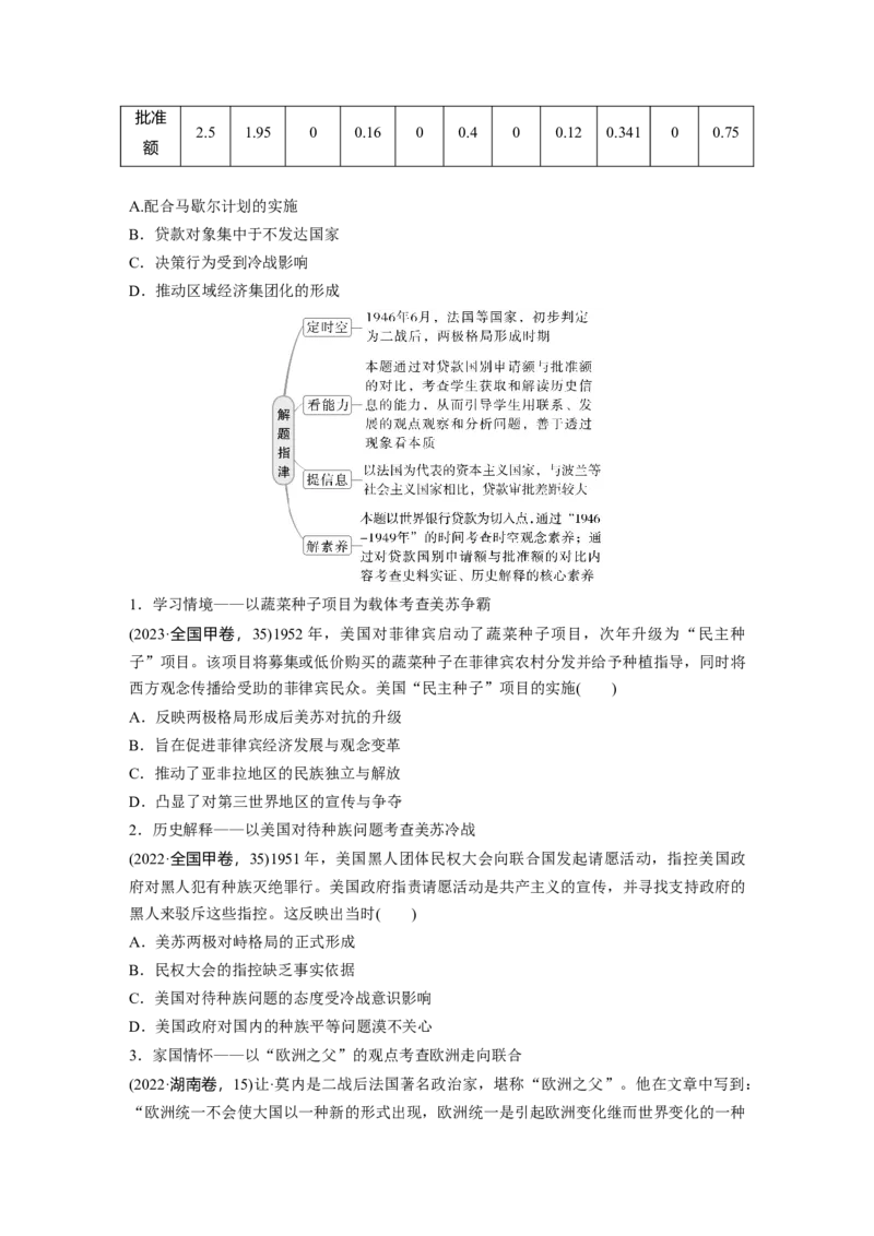 板块四　第十五单元　第44讲　冷战与国际格局的演变_07高考历史_2025年新高考资料_一轮复习_2025高考大一轮复习讲义+课件精准备考2025年新高三历史一轮复习备课课件（完结）