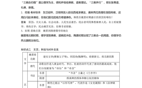 板块一　第三单元　第7讲　三国至隋唐的文化_07高考历史_2025年新高考资料_一轮复习_2025高考大一轮复习讲义+课件精准备考2025年新高三历史一轮复习备课课件（完结）_202