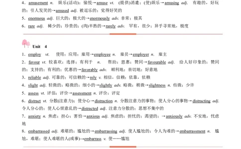 第02讲单词+短语（选择性必修一~选择性必修二）重点易考单词变形+词义辨析（讲义）（解析版）_03高考英语_新高考复习资料_2025年新高考复习_词汇