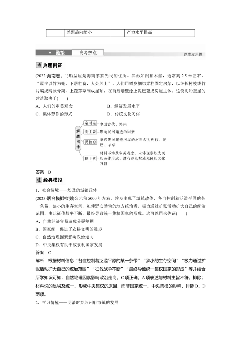 版块五　第十七单元　第61讲　村落、城镇与居住环境_07高考历史_2025年新高考资料_一轮复习_2025高考大一轮复习讲义+课件精准备考2025年新高三历史一轮复习备课课件（完结）_928