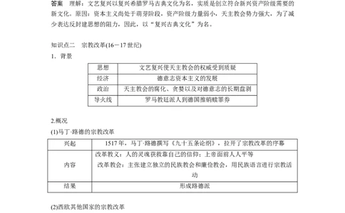 板块四　第十二单元　第33讲　文艺复兴与宗教改革_07高考历史_2025年新高考资料_一轮复习_2025高考大一轮复习讲义+课件精准备考2025年新高三历史一轮复习备课课件（完结）_622