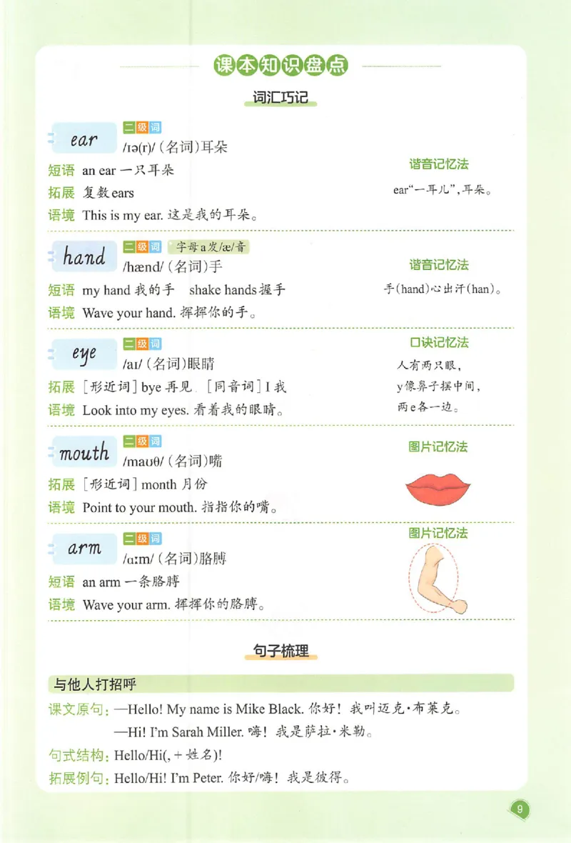 三年级英语人教PEP版上册25秋《一本课本预习笔记》_语数英1-6年级《一本课本预习笔记》_英语人教PEP版上册_三年级英语人教PEP版上册25秋《一本课本预习笔记》(3)