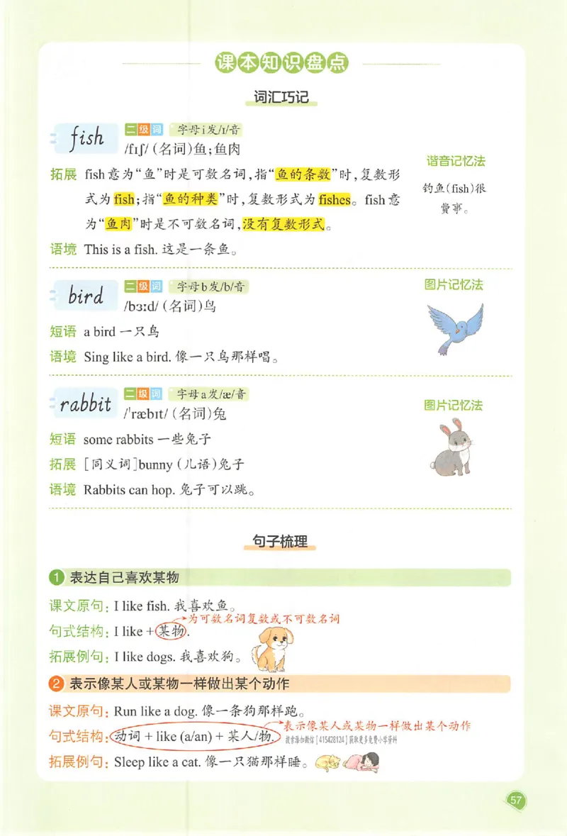 三年级英语人教PEP版上册25秋《一本课本预习笔记》_语数英1-6年级《一本课本预习笔记》_英语人教PEP版上册_三年级英语人教PEP版上册25秋《一本课本预习笔记》(3)