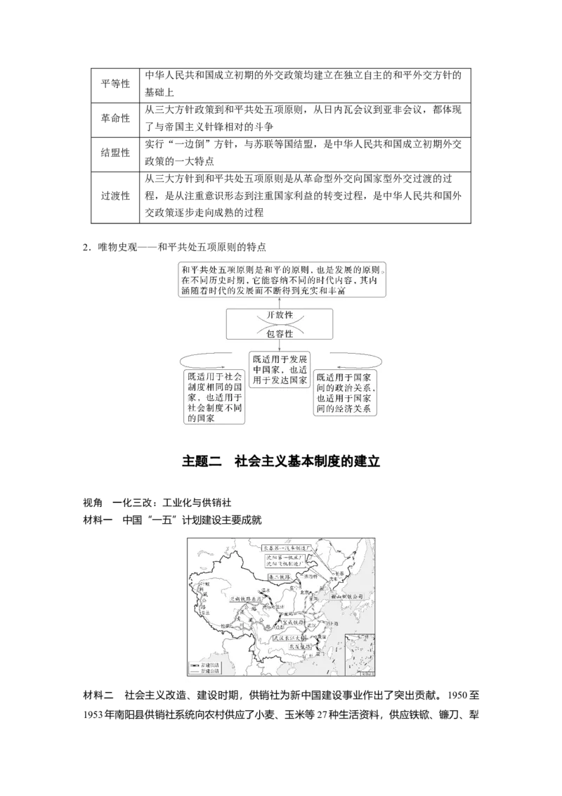 板块三　第九单元　第25讲　中华人民共和国成立初期的外交与社会主义基本制度的建立_07高考历史_2025年新高考资料_一轮复习_2025高考大一轮复习历史（人教版）