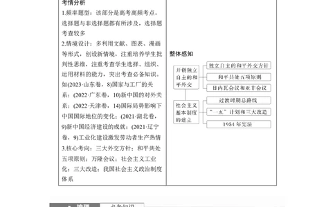 板块三　第九单元　第25讲　中华人民共和国成立初期的外交与社会主义基本制度的建立_07高考历史_2025年新高考资料_一轮复习_2025高考大一轮复习历史（人教版）