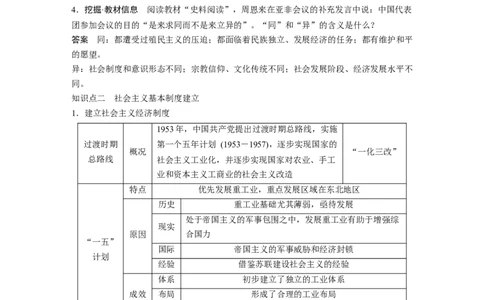 板块三　第九单元　第25讲　中华人民共和国成立初期的外交与社会主义基本制度的建立_07高考历史_2025年新高考资料_一轮复习_2025高考大一轮复习历史（人教版）