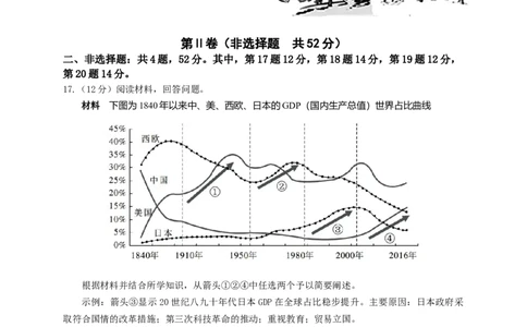 江苏省南京市六校2022-2023学年高二上学期期初联合调研考试历史试卷_07高考历史_历史高考模拟题_新高考_2023年