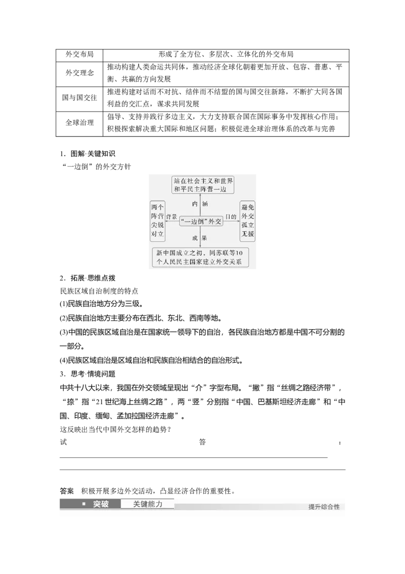 版块五　第十六单元　第54讲　中国的民族关系与对外交往_07高考历史_2025年新高考资料_一轮复习_2025高考大一轮复习讲义+课件精准备考2025年新高三历史一轮复习备课课件（完结）_275