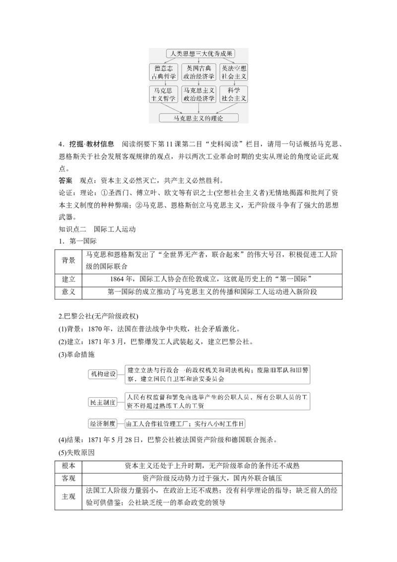 板块四　第十三单元　第37讲　马克思主义的诞生与传播_07高考历史_2025年新高考资料_一轮复习_2025高考大一轮复习讲义+课件精准备考2025年新高三历史一轮复习备课课件（完结）_908