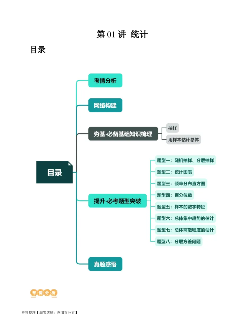 第01讲统计（八大题型）（讲义）（解析版）_02高考数学_新高考复习资料_2024年新高考资料_一轮复习资料_完2024年高考数学一轮复习讲练测(课件+讲义+练习)（新高考）
