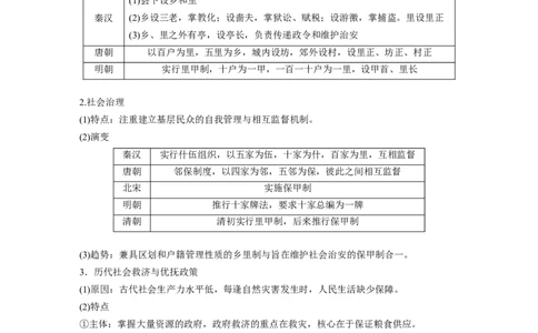 板块一　第六单元　第14讲　中国古代的赋役制度、户籍制度和社会治理与保障_07高考历史_2025年新高考资料_一轮复习_2025高考大一轮复习历史（通史版）_板块一　中国古代史