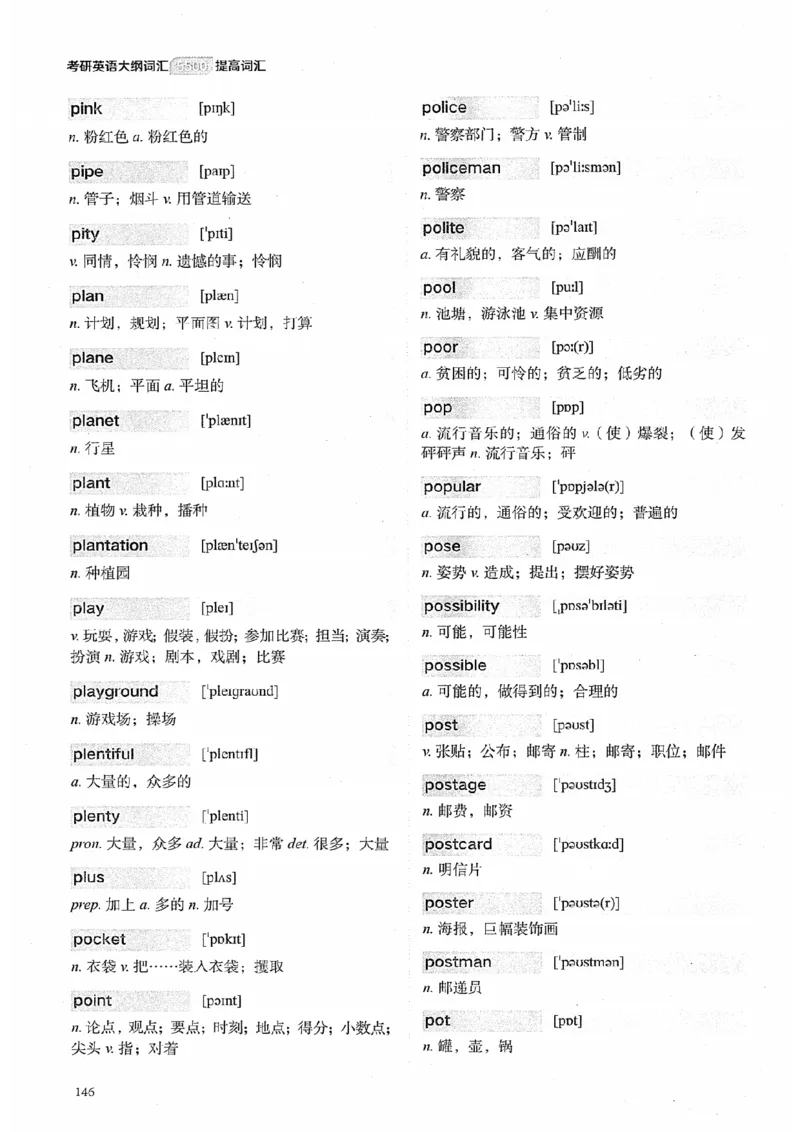 26考研英语大纲词汇5500提高词汇-新文道_27考研真题_考研英语一、二真题+解析（1994-2026）_考研英语大纲词汇