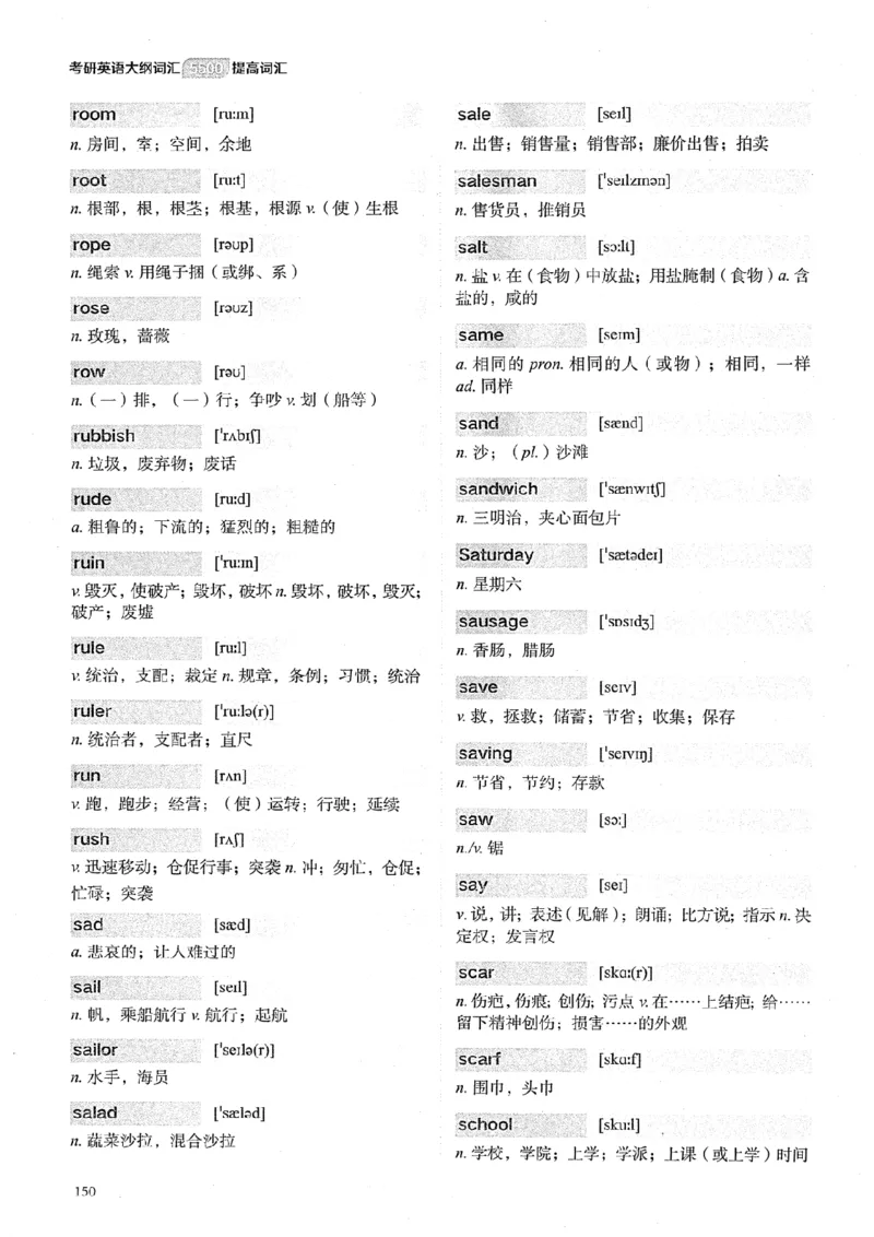 26考研英语大纲词汇5500提高词汇-新文道_27考研真题_考研英语一、二真题+解析（1994-2026）_考研英语大纲词汇