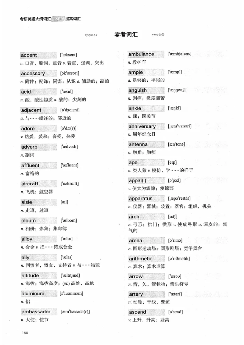 26考研英语大纲词汇5500提高词汇-新文道_27考研真题_考研英语一、二真题+解析（1994-2026）_考研英语大纲词汇
