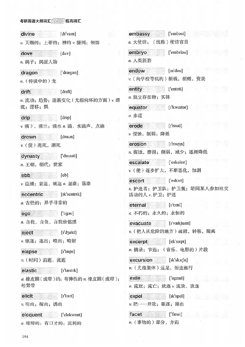 26考研英语大纲词汇5500提高词汇-新文道_27考研真题_考研英语一、二真题+解析（1994-2026）_考研英语大纲词汇