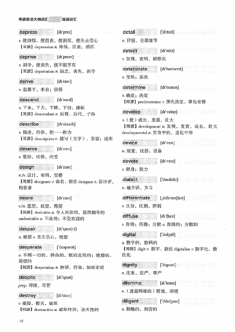 26考研英语大纲词汇5500提高词汇-新文道_27考研真题_考研英语一、二真题+解析（1994-2026）_考研英语大纲词汇