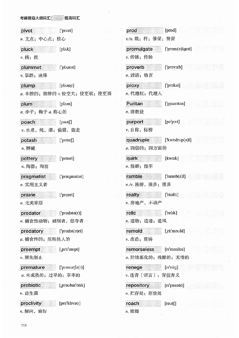 26考研英语大纲词汇5500提高词汇-新文道_27考研真题_考研英语一、二真题+解析（1994-2026）_考研英语大纲词汇