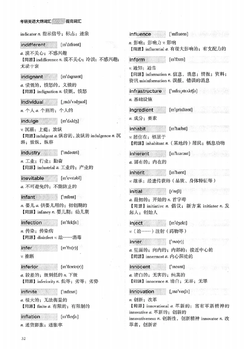 26考研英语大纲词汇5500提高词汇-新文道_27考研真题_考研英语一、二真题+解析（1994-2026）_考研英语大纲词汇