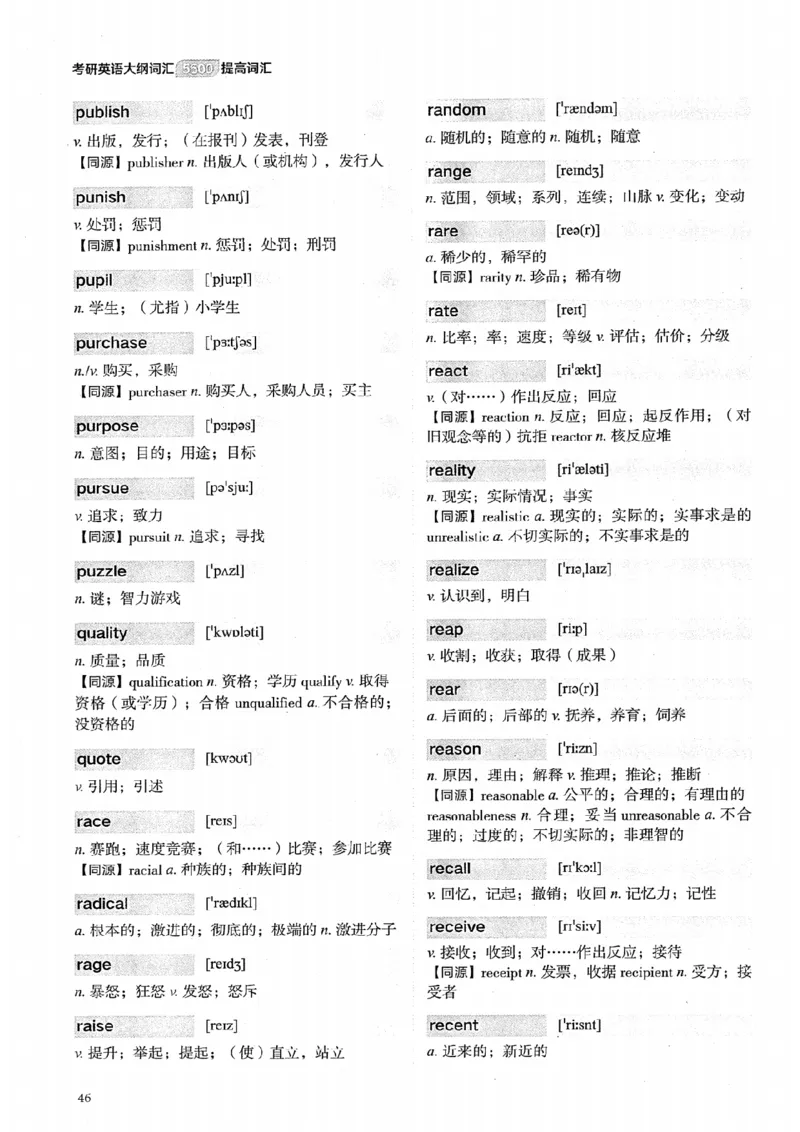 26考研英语大纲词汇5500提高词汇-新文道_27考研真题_考研英语一、二真题+解析（1994-2026）_考研英语大纲词汇