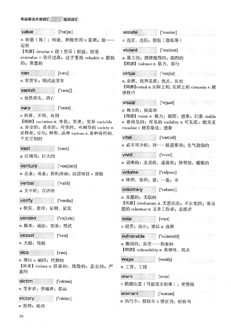 26考研英语大纲词汇5500提高词汇-新文道_27考研真题_考研英语一、二真题+解析（1994-2026）_考研英语大纲词汇