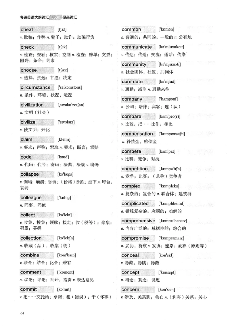 26考研英语大纲词汇5500提高词汇-新文道_27考研真题_考研英语一、二真题+解析（1994-2026）_考研英语大纲词汇