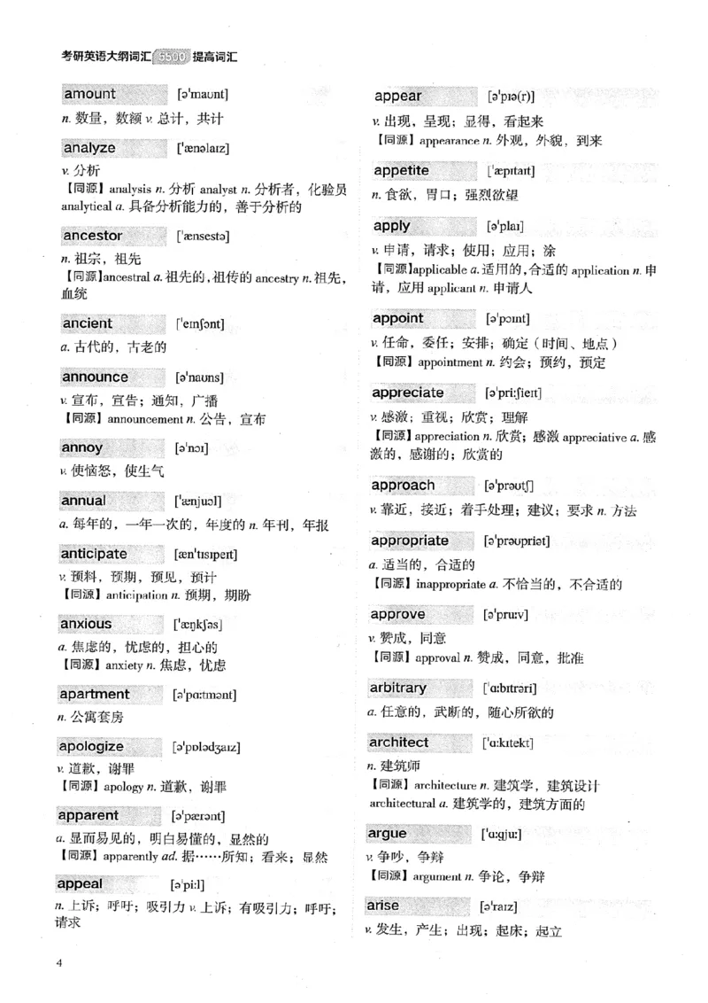 26考研英语大纲词汇5500提高词汇-新文道_27考研真题_考研英语一、二真题+解析（1994-2026）_考研英语大纲词汇