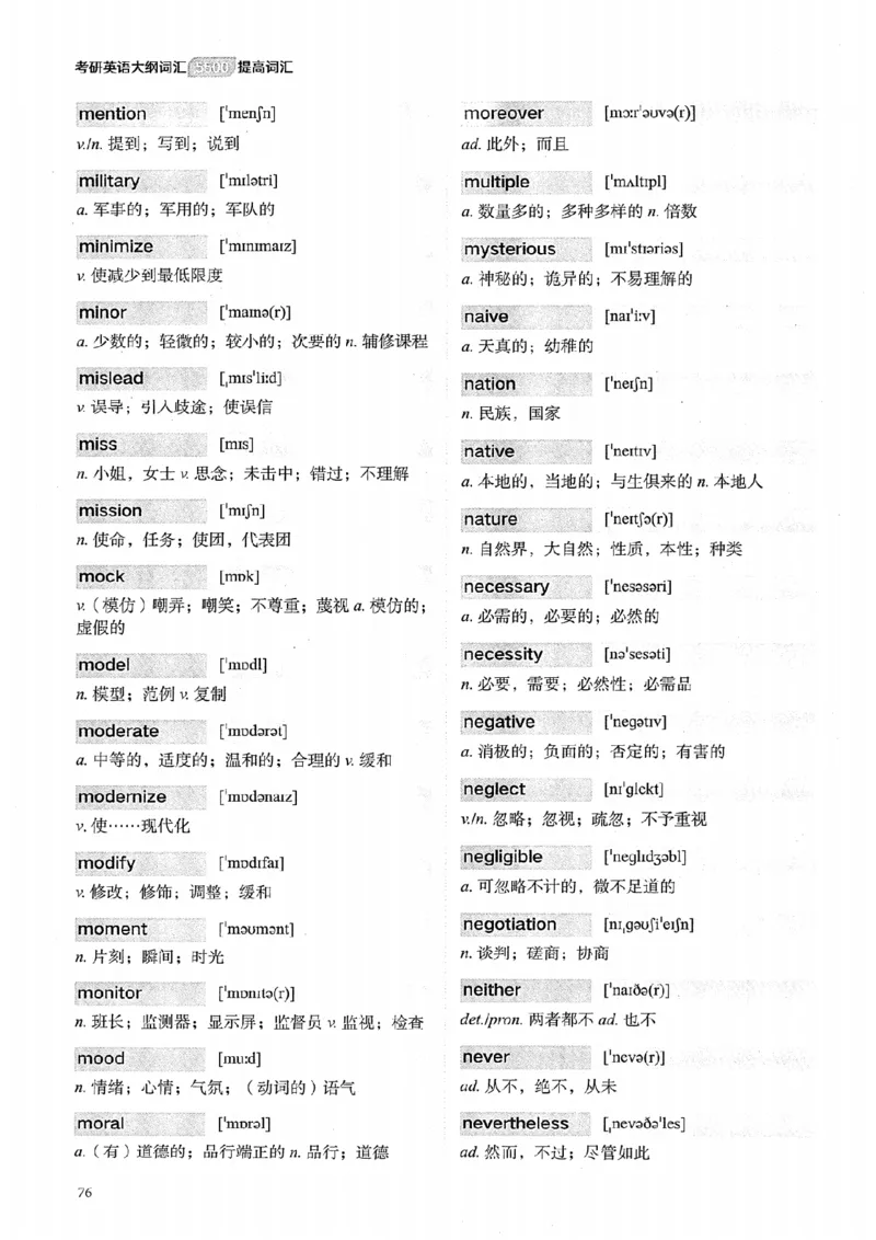 26考研英语大纲词汇5500提高词汇-新文道_27考研真题_考研英语一、二真题+解析（1994-2026）_考研英语大纲词汇