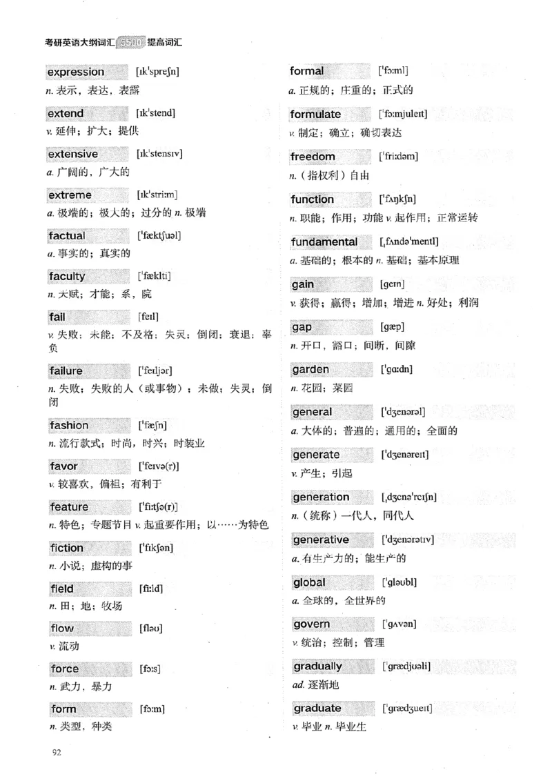 26考研英语大纲词汇5500提高词汇-新文道_27考研真题_考研英语一、二真题+解析（1994-2026）_考研英语大纲词汇