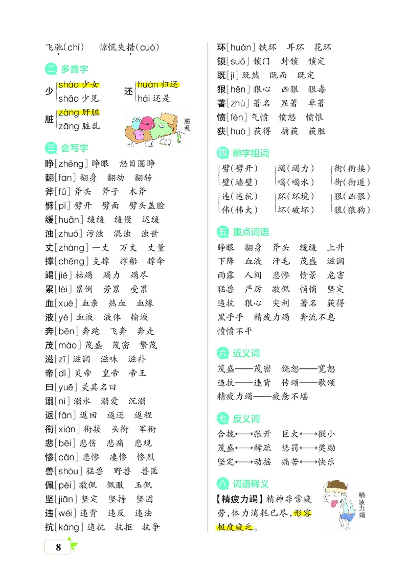 四上(核心考点梳理)(2)(1)_小学1-6年级常用的上册资源汇总_四年级上册资料(1)