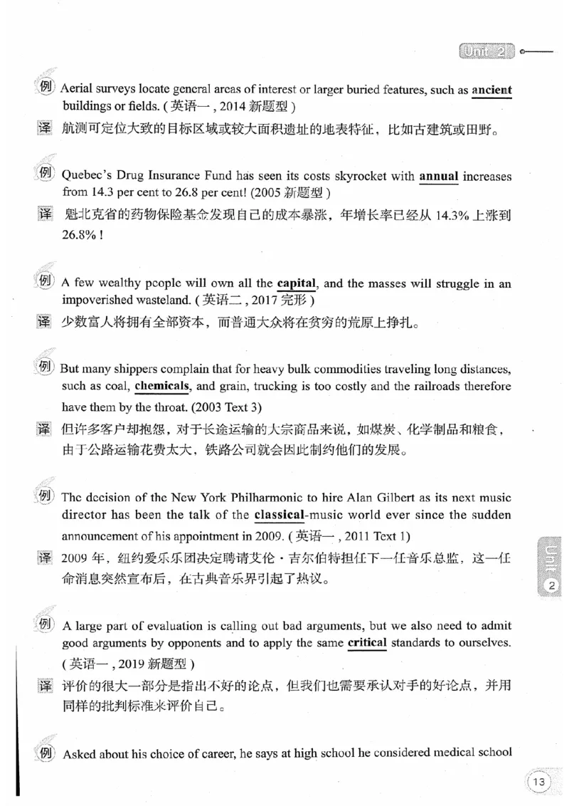 26考研英语大纲词汇5500真题例句-新文道_27考研真题_考研英语一、二真题+解析（1994-2026）_考研英语大纲词汇