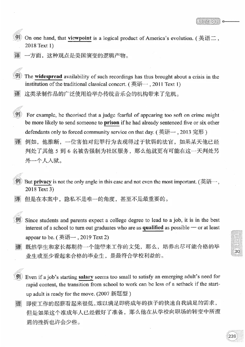 26考研英语大纲词汇5500真题例句-新文道_27考研真题_考研英语一、二真题+解析（1994-2026）_考研英语大纲词汇