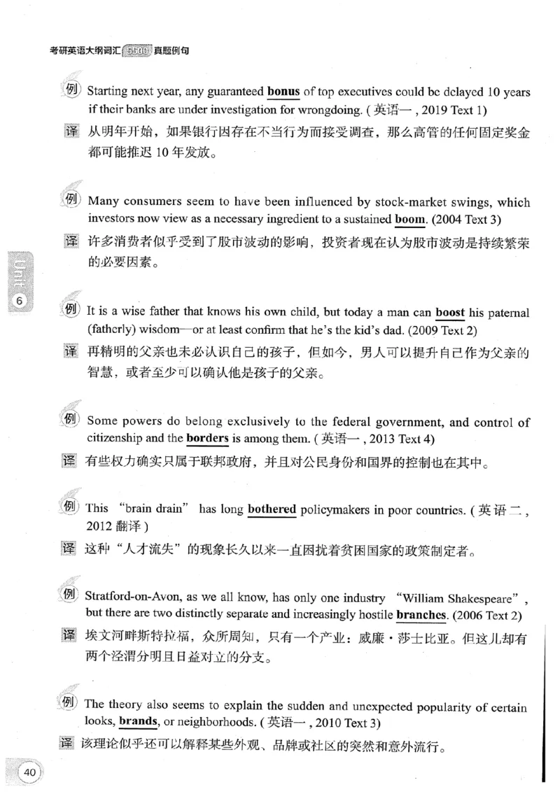 26考研英语大纲词汇5500真题例句-新文道_27考研真题_考研英语一、二真题+解析（1994-2026）_考研英语大纲词汇