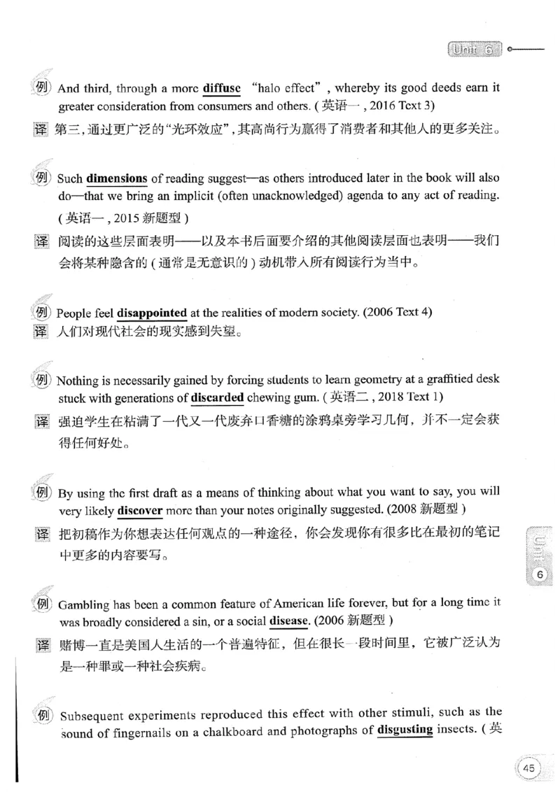 26考研英语大纲词汇5500真题例句-新文道_27考研真题_考研英语一、二真题+解析（1994-2026）_考研英语大纲词汇