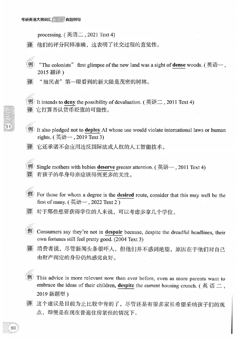 26考研英语大纲词汇5500真题例句-新文道_27考研真题_考研英语一、二真题+解析（1994-2026）_考研英语大纲词汇