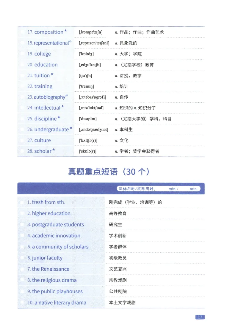 27考研词汇闪过真题重点翻译词汇_27考研真题_考研英语一、二真题+解析（1994-2026）_考研词汇默写本合集_02.词汇闪过_附册（共9本）
