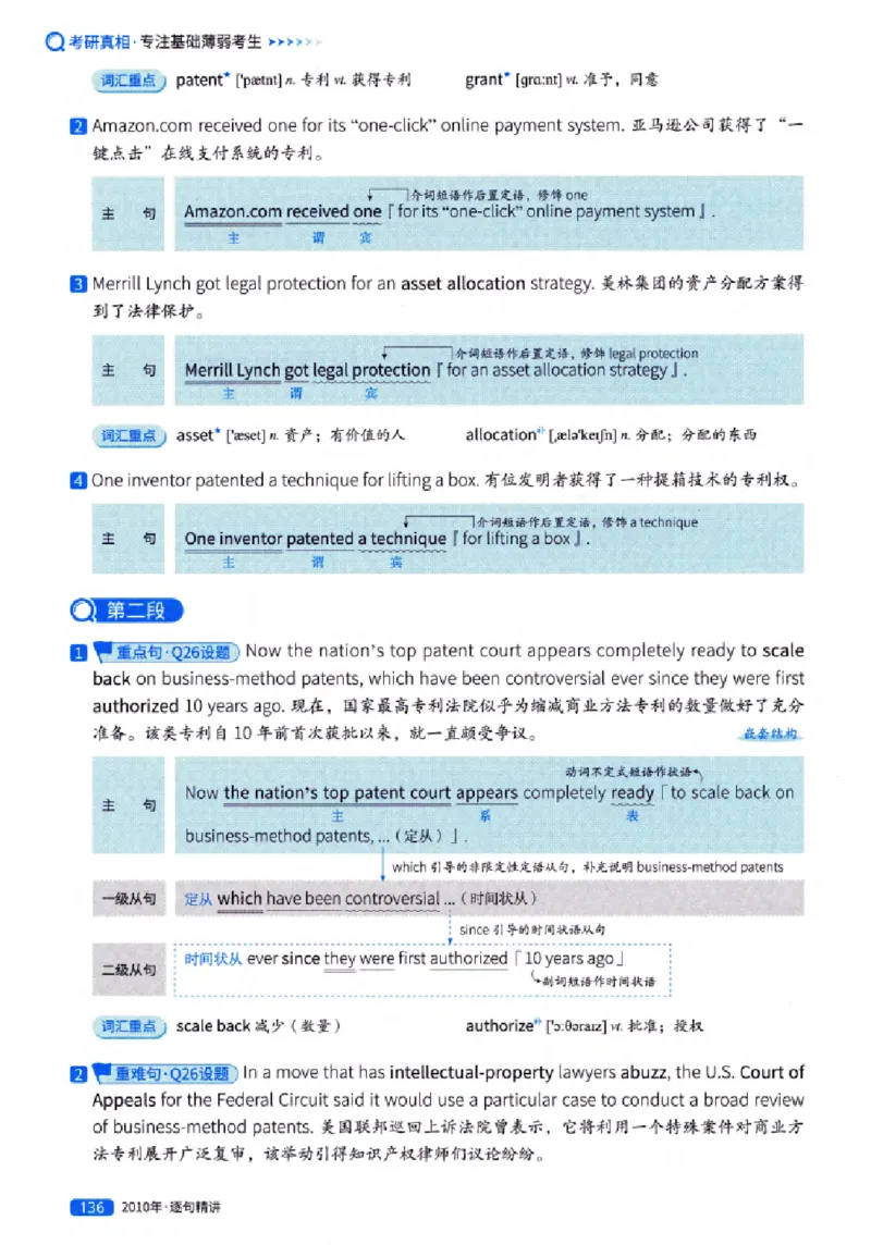 真题解析篇（一）逐句精讲英语(一)2007-2016_27考研真题_考研英语一、二真题+解析（1994-2026）_02.考研真相_2027《考研真相》（英一）