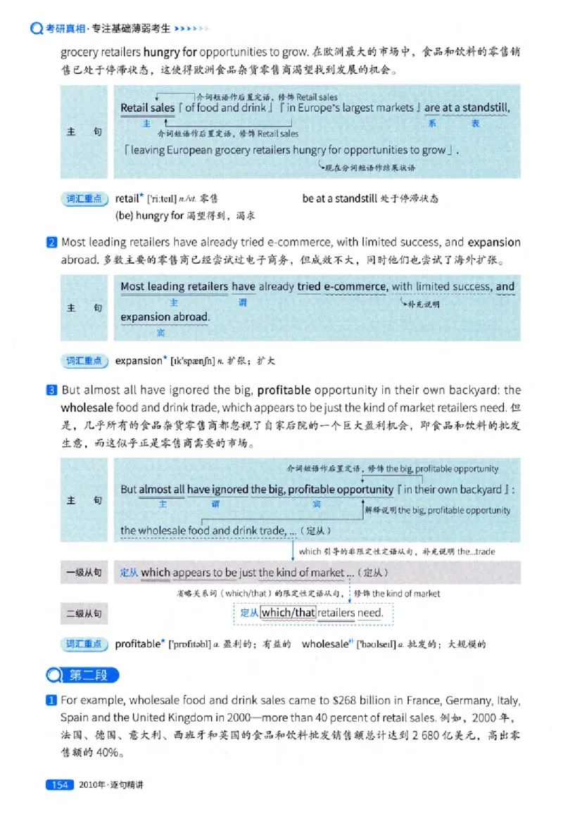 真题解析篇（一）逐句精讲英语(一)2007-2016_27考研真题_考研英语一、二真题+解析（1994-2026）_02.考研真相_2027《考研真相》（英一）