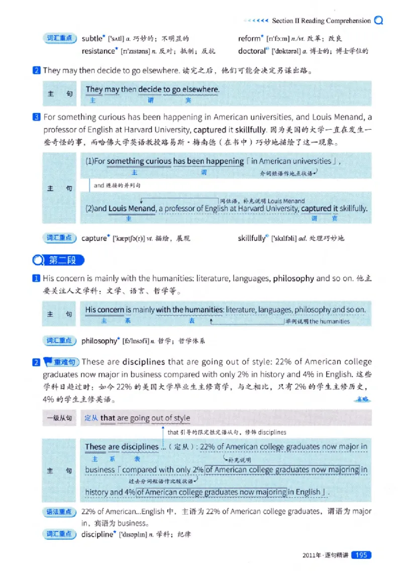 真题解析篇（一）逐句精讲英语(一)2007-2016_27考研真题_考研英语一、二真题+解析（1994-2026）_02.考研真相_2027《考研真相》（英一）