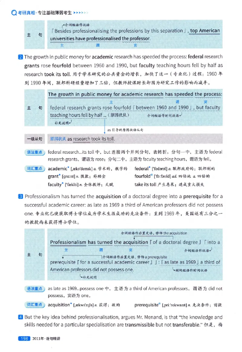 真题解析篇（一）逐句精讲英语(一)2007-2016_27考研真题_考研英语一、二真题+解析（1994-2026）_02.考研真相_2027《考研真相》（英一）