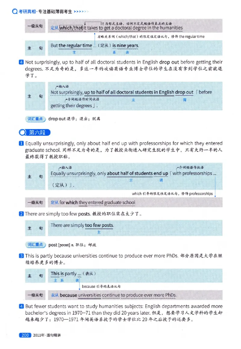 真题解析篇（一）逐句精讲英语(一)2007-2016_27考研真题_考研英语一、二真题+解析（1994-2026）_02.考研真相_2027《考研真相》（英一）