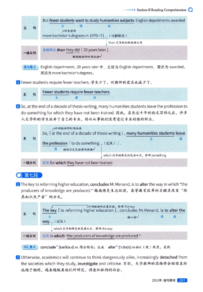 真题解析篇（一）逐句精讲英语(一)2007-2016_27考研真题_考研英语一、二真题+解析（1994-2026）_02.考研真相_2027《考研真相》（英一）