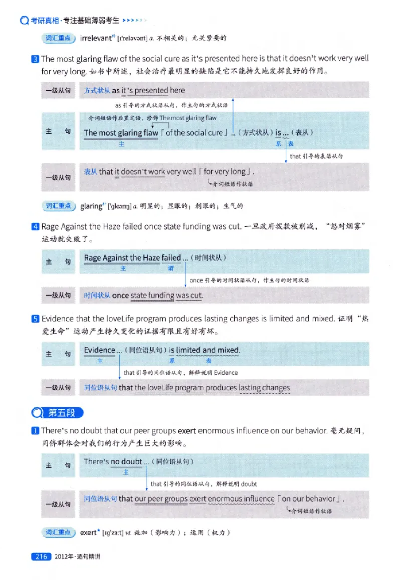 真题解析篇（一）逐句精讲英语(一)2007-2016_27考研真题_考研英语一、二真题+解析（1994-2026）_02.考研真相_2027《考研真相》（英一）