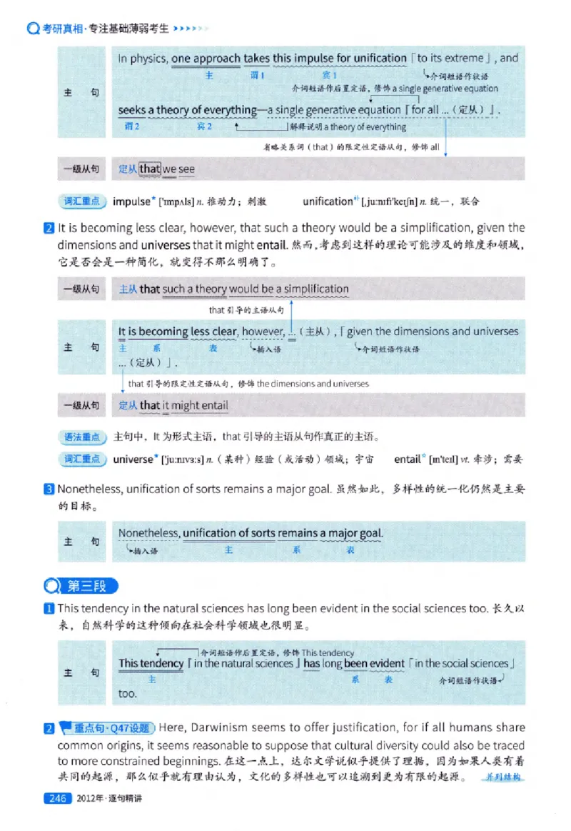 真题解析篇（一）逐句精讲英语(一)2007-2016_27考研真题_考研英语一、二真题+解析（1994-2026）_02.考研真相_2027《考研真相》（英一）