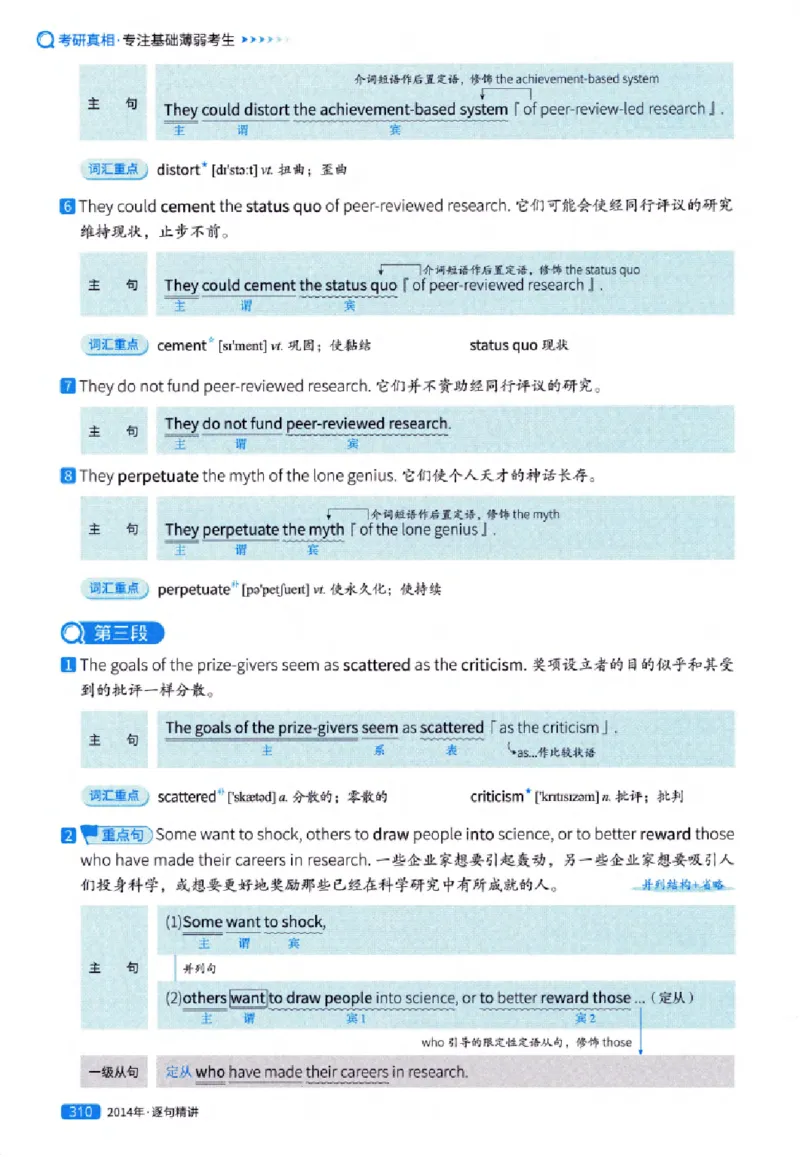 真题解析篇（一）逐句精讲英语(一)2007-2016_27考研真题_考研英语一、二真题+解析（1994-2026）_02.考研真相_2027《考研真相》（英一）