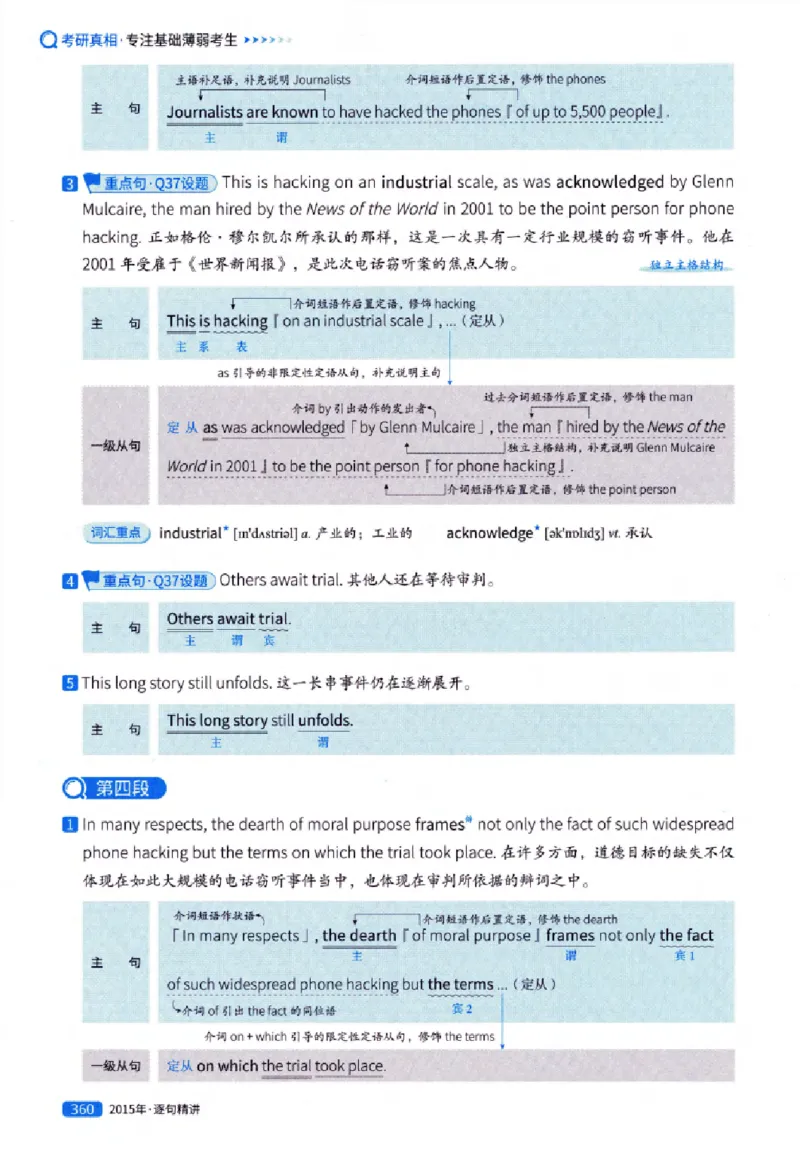 真题解析篇（一）逐句精讲英语(一)2007-2016_27考研真题_考研英语一、二真题+解析（1994-2026）_02.考研真相_2027《考研真相》（英一）